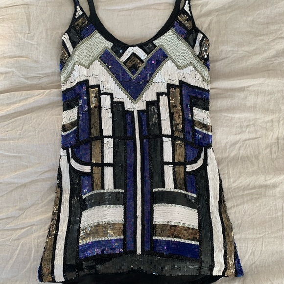 ☆ Host Pick! ☆ Parker NY: Hayden Sequin Tank Dress - Picture 8 of 8